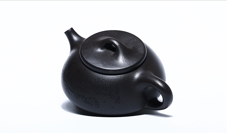 石瓢手工紫砂壺，精致典雅紫砂壺
