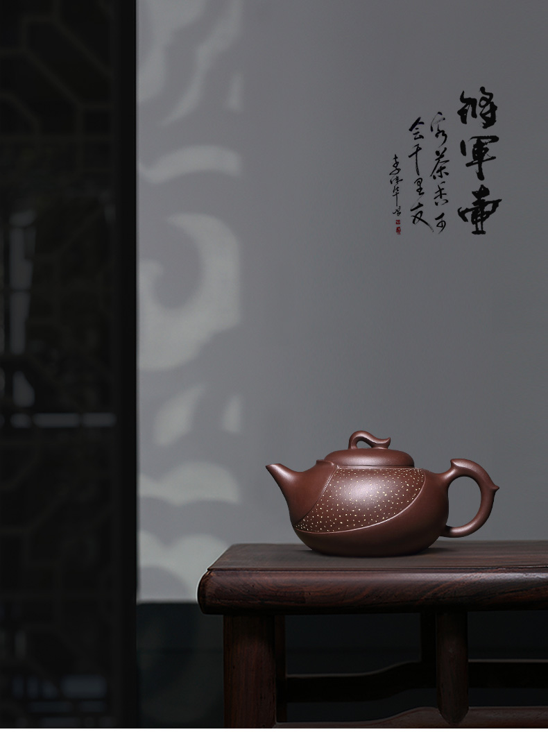 將軍壺紫砂壺，雅韻精美紫砂壺